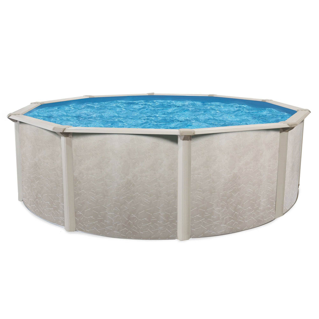 Phoenix 18'x52" Round Steel Frame Above Ground Swimming Pool w/o Liner(Open Box) - VMInnovations