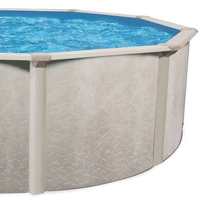 Phoenix 18'x52" Round Steel Frame Above Ground Swimming Pool w/o Liner(Open Box)