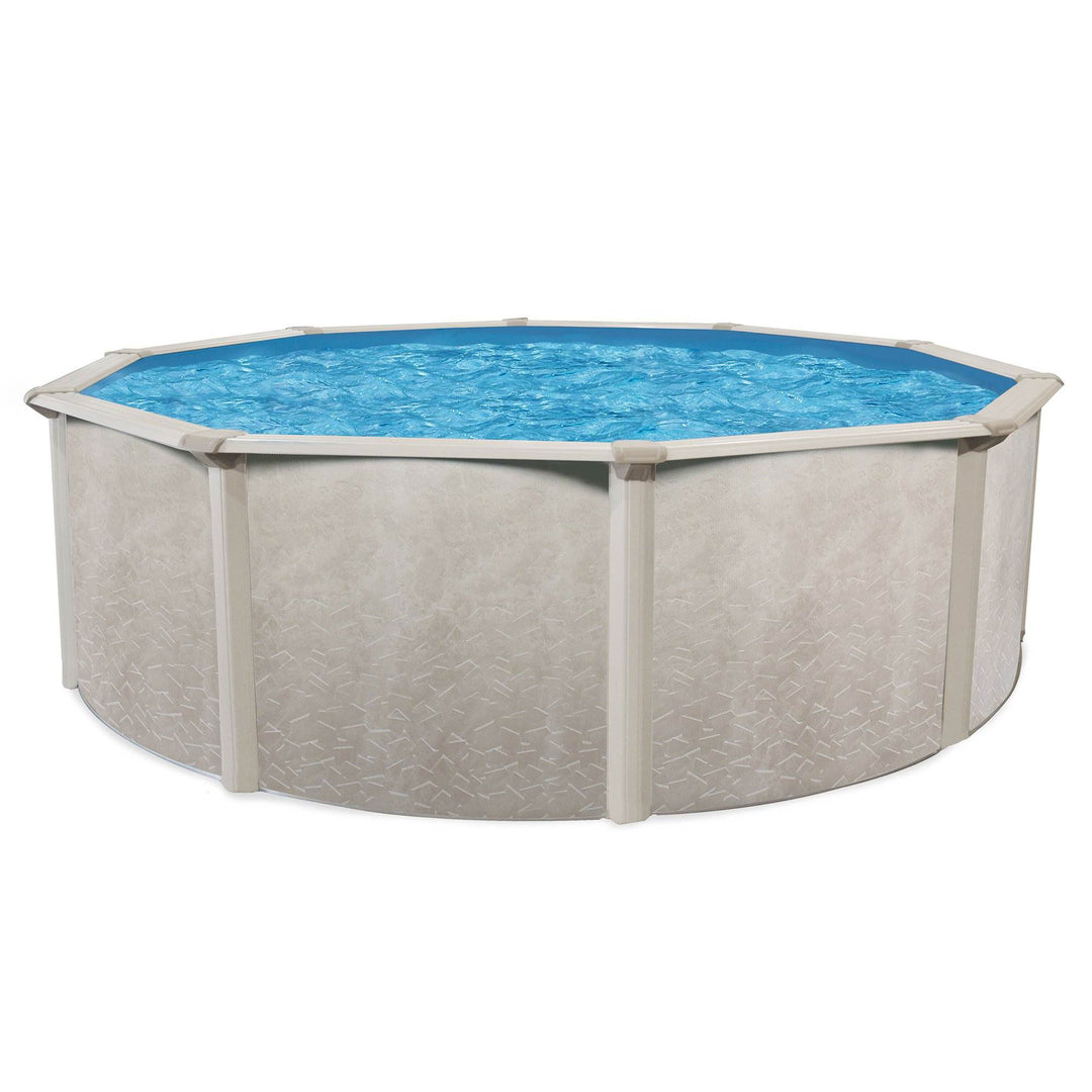 Aquarian Phoenix 21' x 52" Round Steel Frame Above Ground Outdoor Swimming Pool - VMInnovations