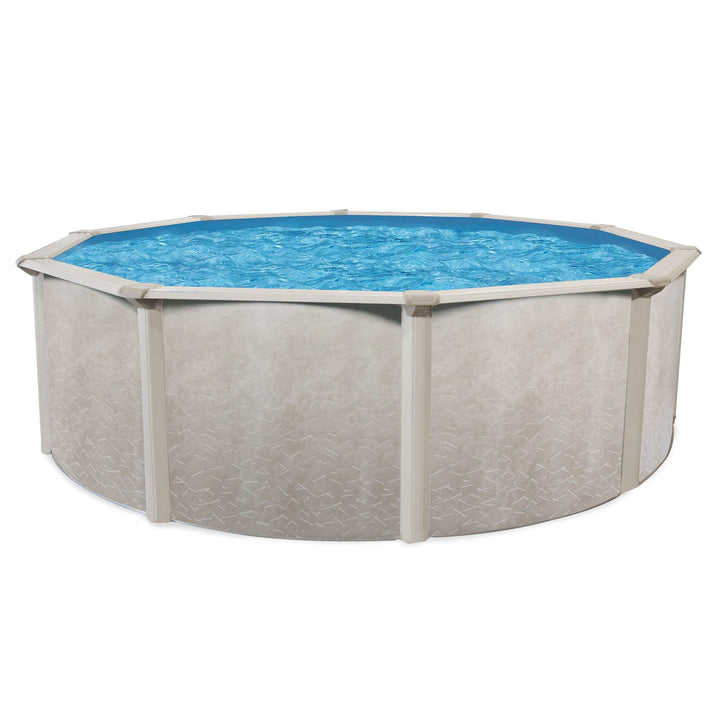Aquarian Phoenix 21' x 52" Round Steel Frame Above Ground Outdoor Swimming Pool - VMInnovations