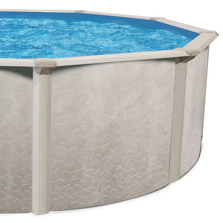 Aquarian Phoenix 21'x52" Round Steel Frame Above Ground Outdoor Pool (For Parts)