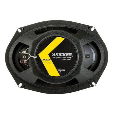 Kicker 6x9" 360W Car Speakers (4 Pack), Boss 1000W Amplifier, and 8 Gauge Wiring