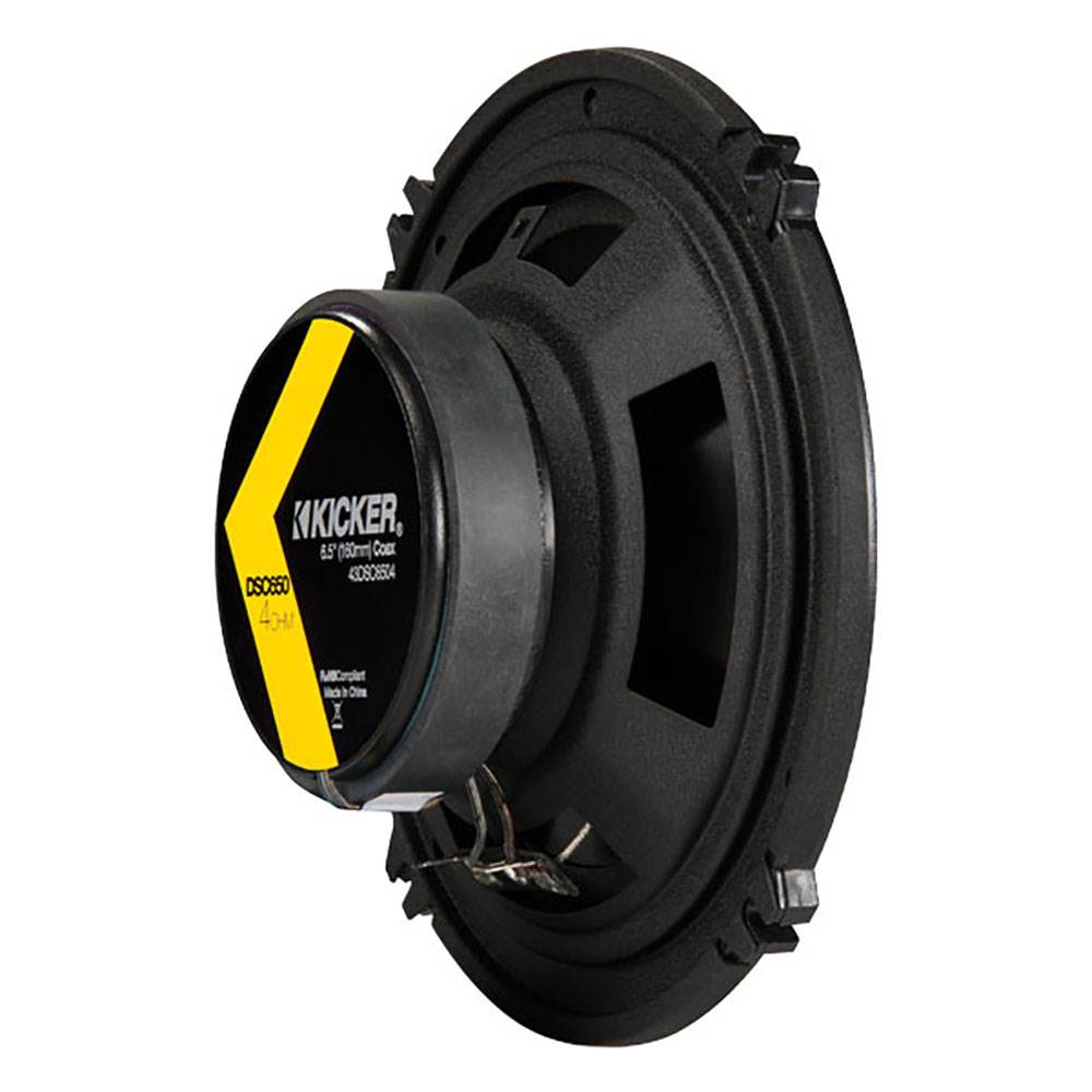 Kicker 6.5" 240W Car Speakers (2 Pairs) + Boss 1000W Amplifier + 8 Gauge Wiring