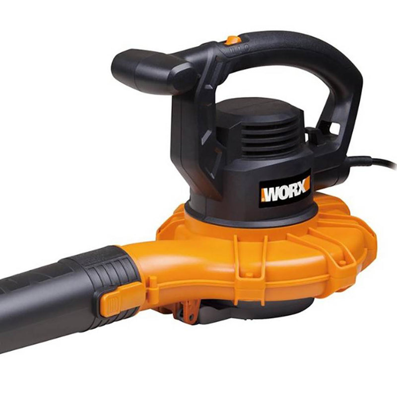 Worx 12 Amp 2 Speed All-in-One Lightweight Electric Blower/Mulcher/Vac (Used)