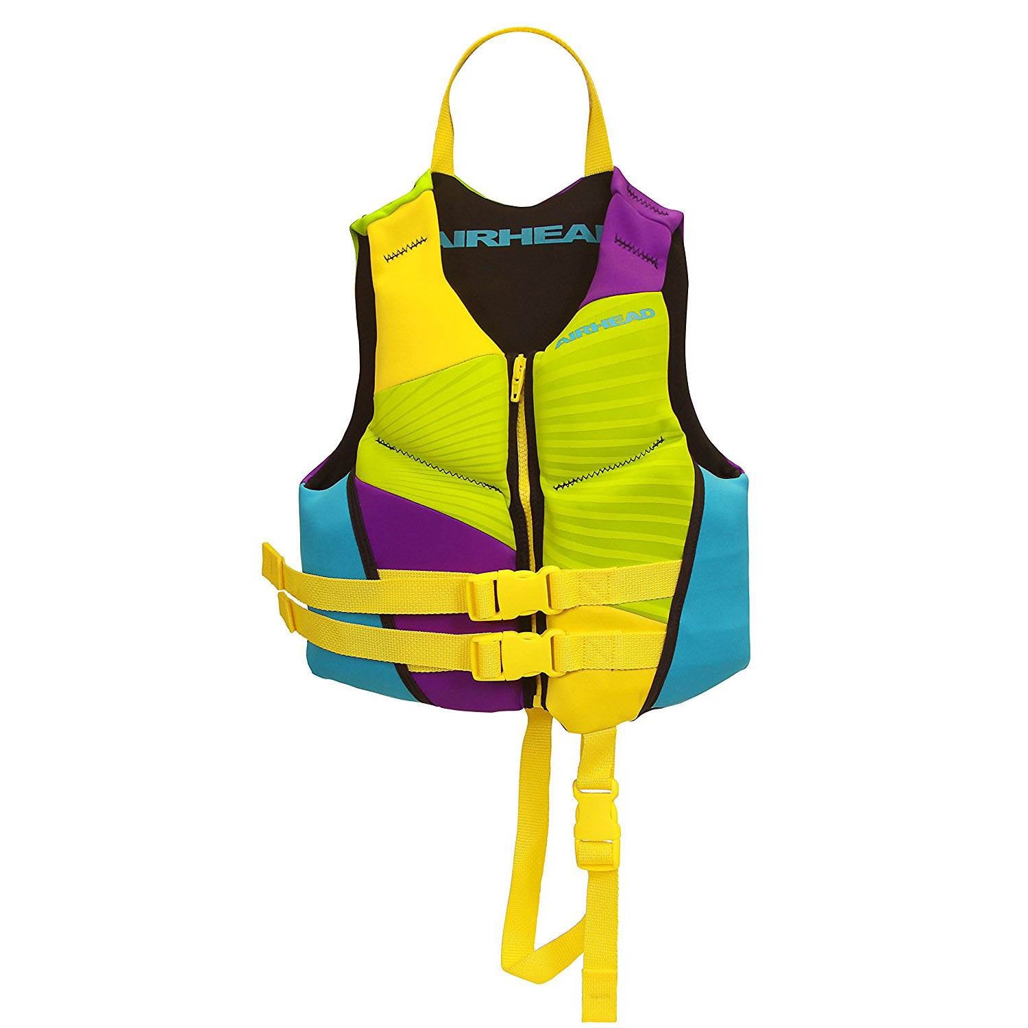 Airhead Gnar Neolite Kwik-Dry 30-50 Lb Zippered Child Life Jacket (Open Box)
