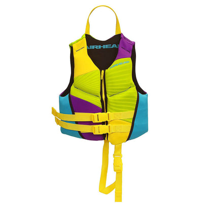 Airhead Gnar Neolite Kwik-Dry 30-50 Lb Zippered Child Life Jacket (Open Box)