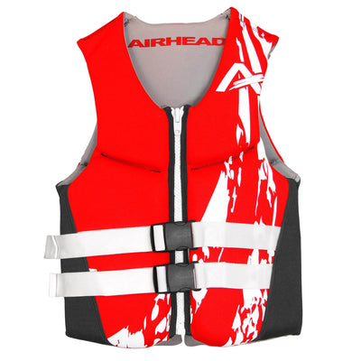Airhead Swoosh Neolite 90+ Lb Red Adult XXL Life Vest Jacket (Open Box)