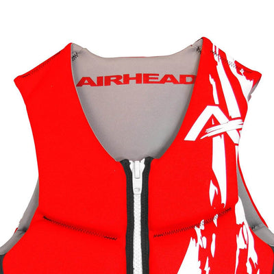 Airhead Swoosh Neolite 90+ Lb Red Adult XXL Life Vest Jacket (Open Box)