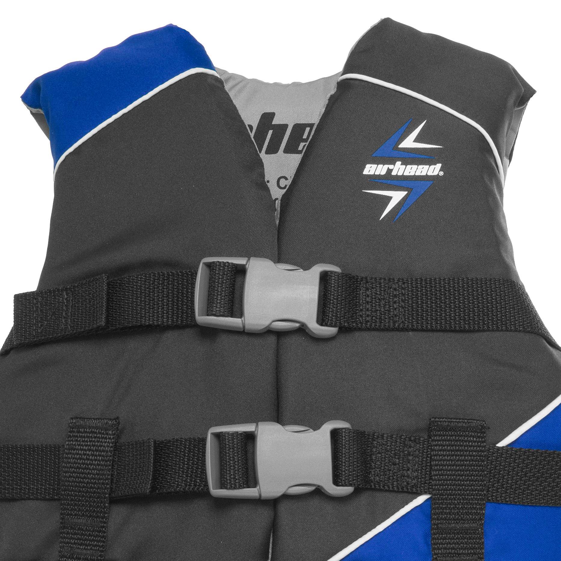 Airhead Slash Childrens 30-50 Lb Closed Sided Boating Life Vest, Blue (Open Box)
