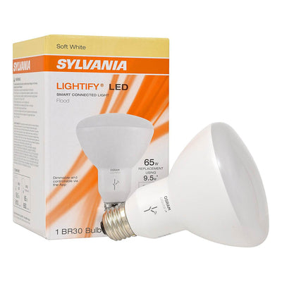 Sylvania Lightify BR30 On/Off/Dim Smart LED Reflector Bulb | 73807 (Open Box)