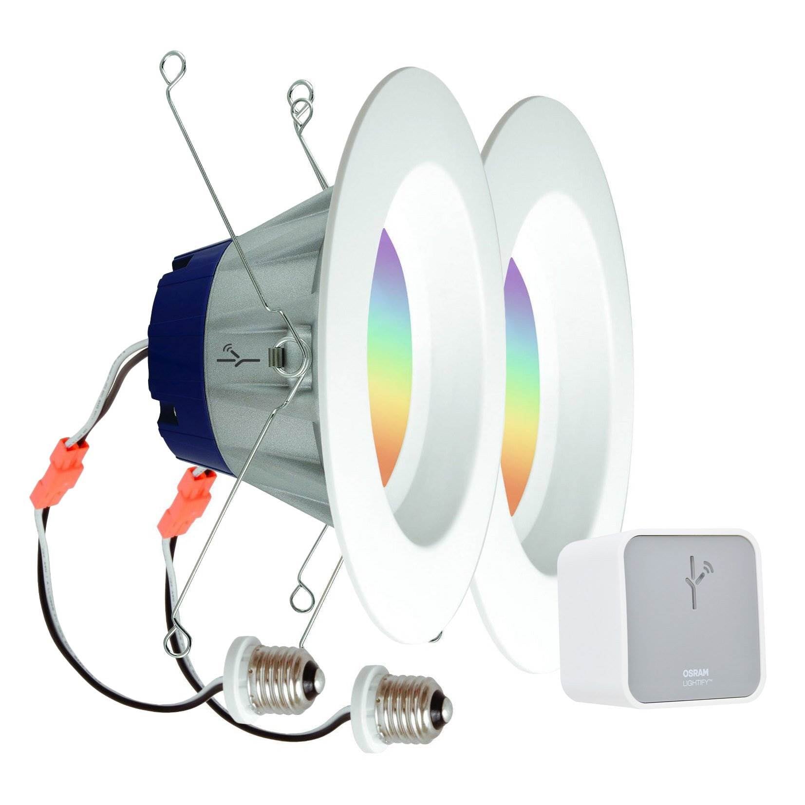Sylvania Lightify by Osram Smart Home Kit with 2 LED Lights, Gateway (Open Box)