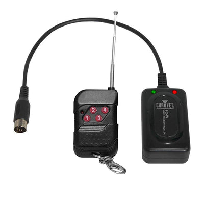 Chauvet Geyser P4 Fog Machine with Remote + Chauvet Fog Juice Fluid, 1 Gallon