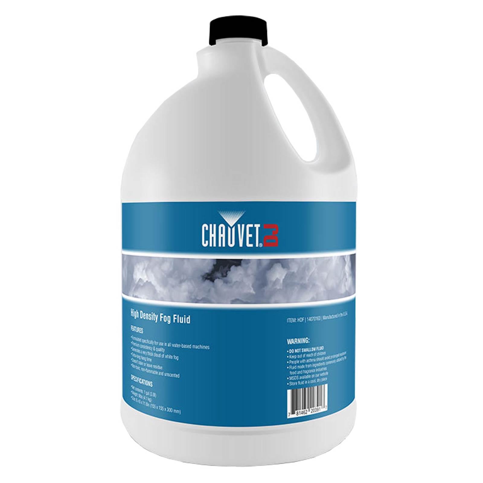 Chauvet Geyser P4 Fog Machine with Remote + Chauvet Fog Juice Fluid, 1 Gallon