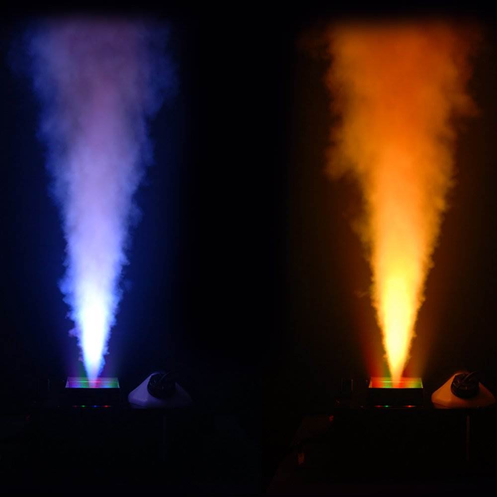 Chauvet Geyser P6 Fog Machine With Remote + Chauvet Fog Juice Fluid, 2 Gallons