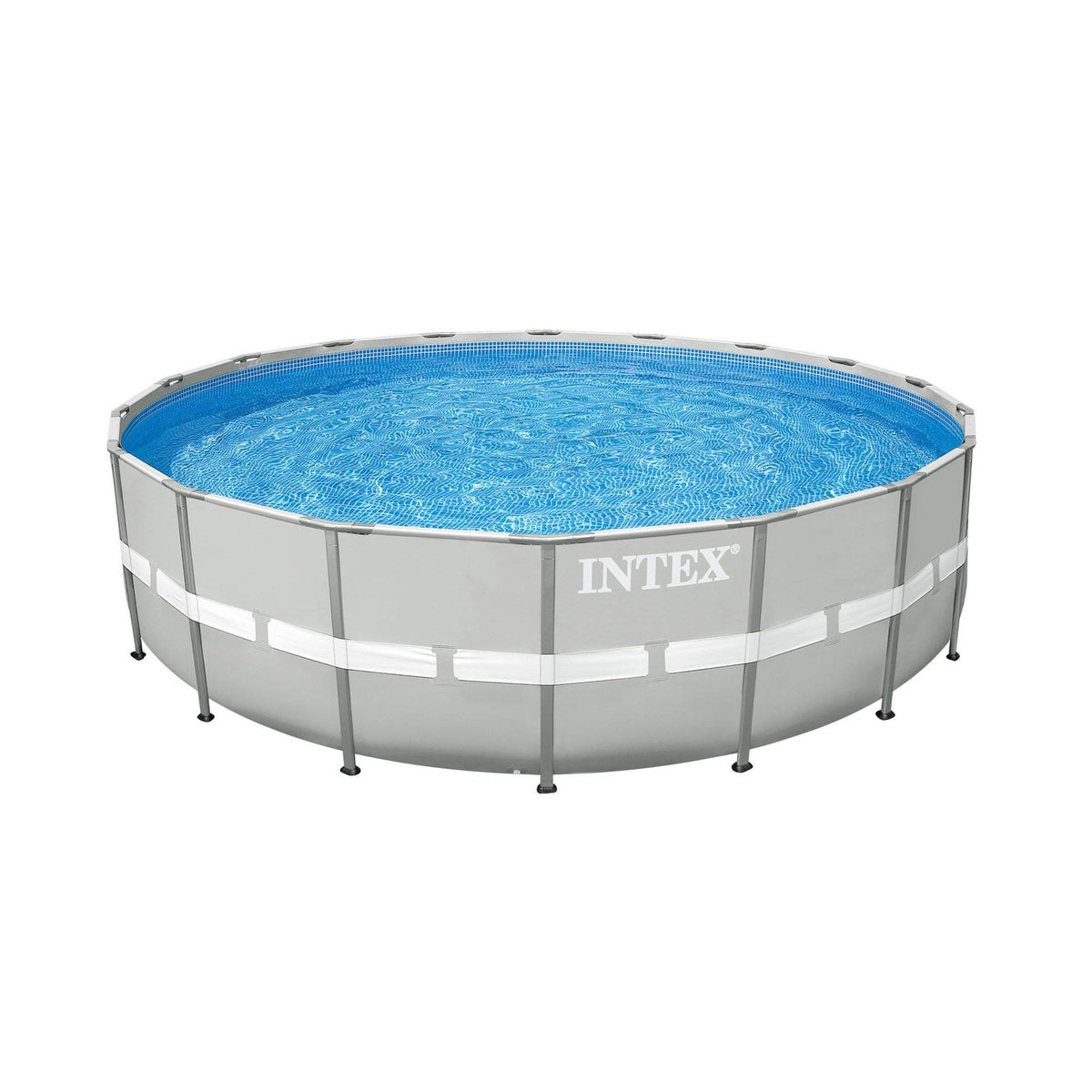 Intex 20' x 48" Ultra Frame Above Ground Swimming Pool Set w/ Pump | (Used)