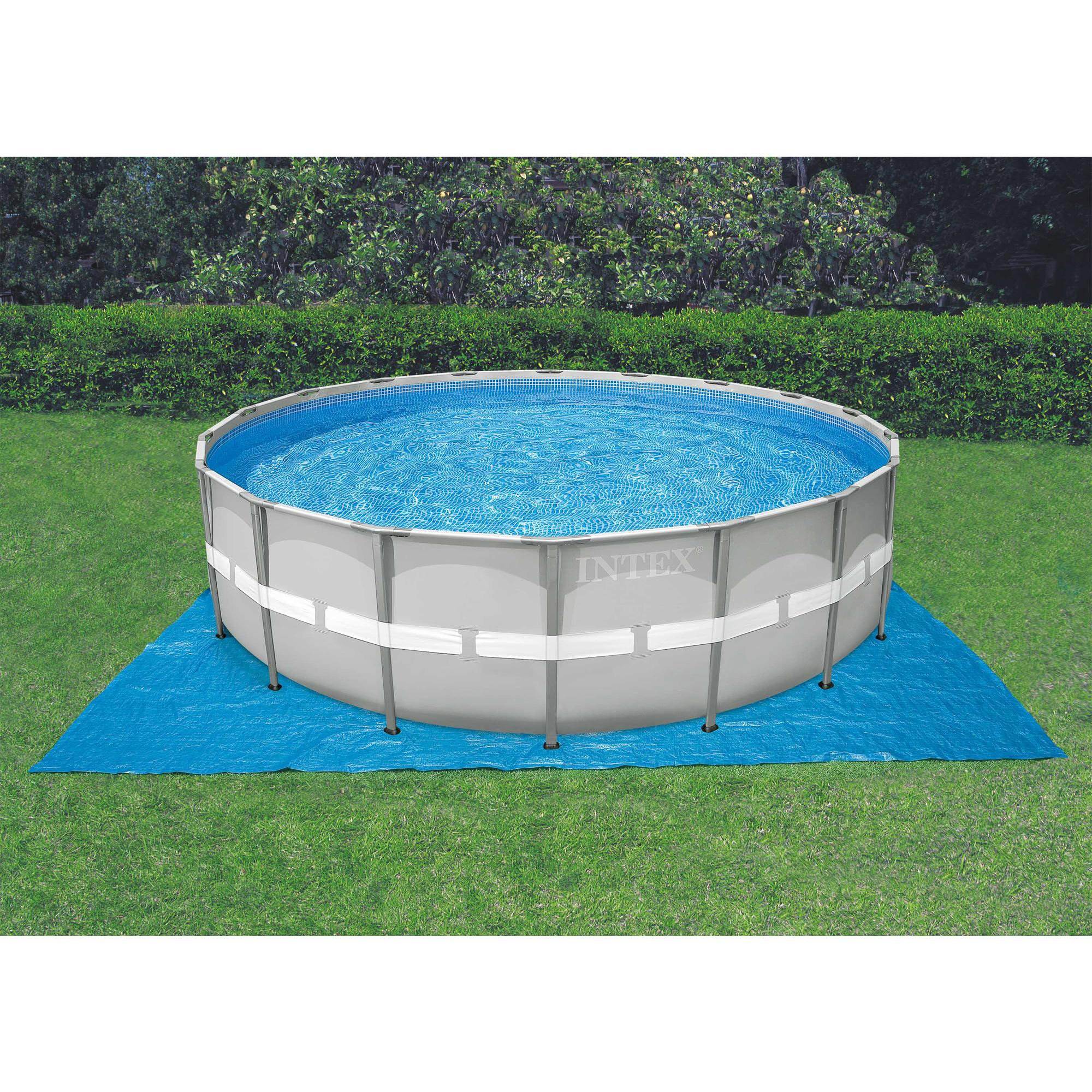 Intex 20' x 48" Ultra Frame Above Ground Swimming Pool Set w/ Pump | (Used)