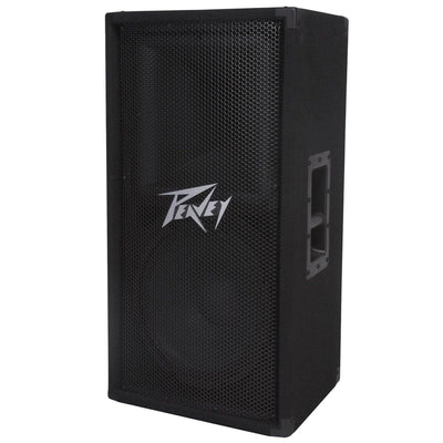 Peavey PV 112 12" 2-Way Pro DJ Live Sound Speaker (2) + Pyle 6' Tripod Stand (2)