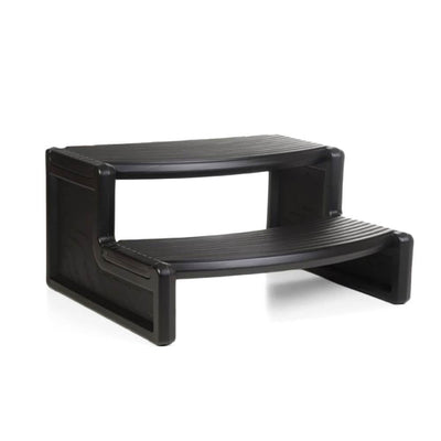 Confer Plastics Hot Tub Handi-Step for Straight and Curved Spa, Black (Open Box) - VMInnovations