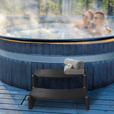 Confer Plastics Resin Multi Purpose Spa and Hot Tub Handi-Step Steps (Used) - VMInnovations