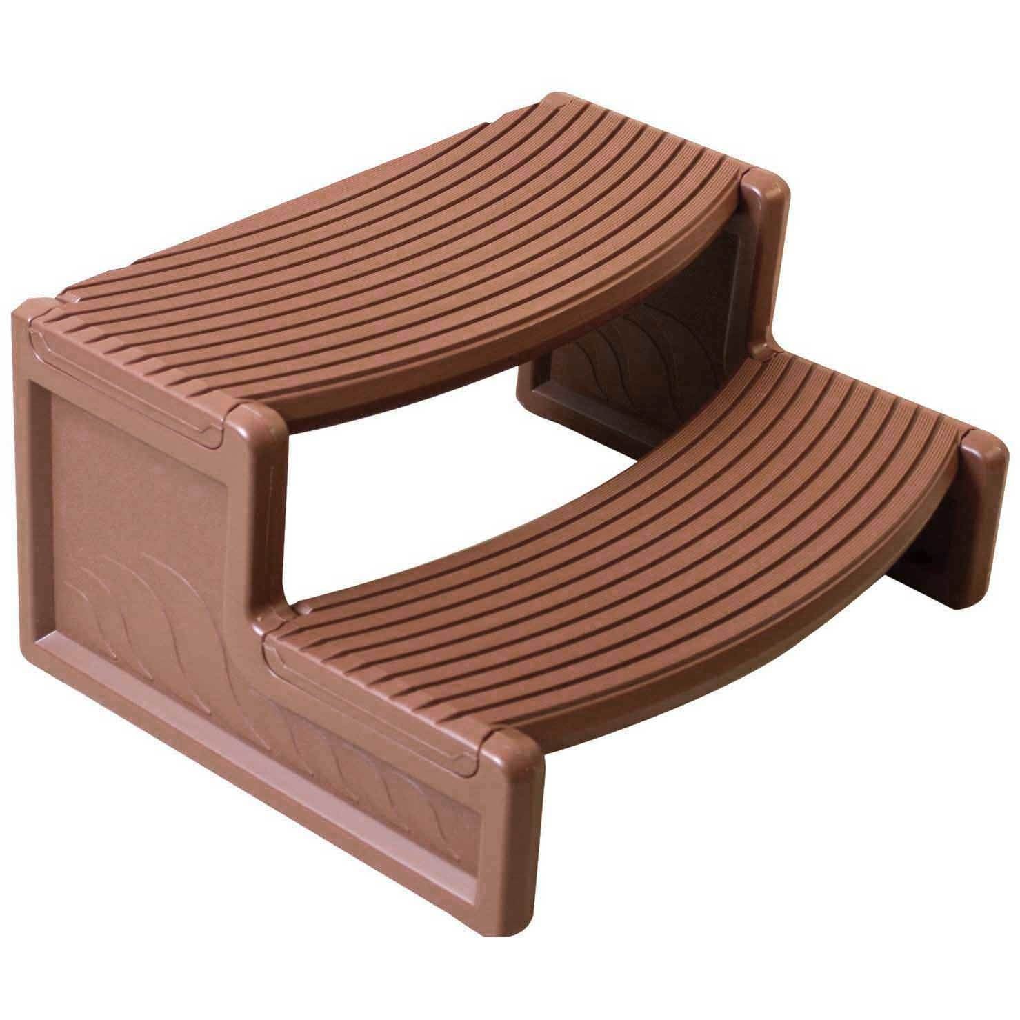 Confer Plastics Resin Multi Purpose Spa Hot Tub Handi-Step Steps, Red (Open Box)