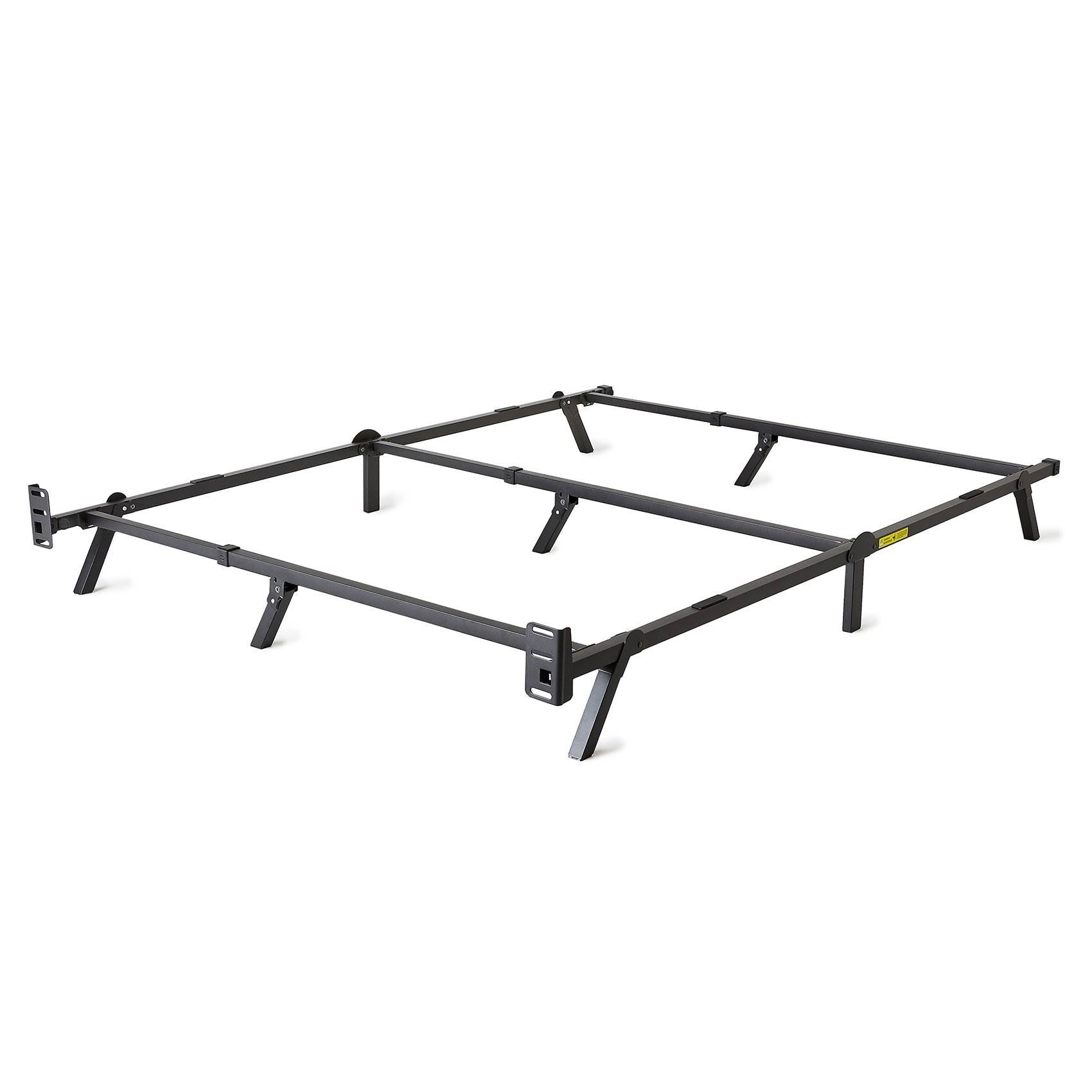 intelliBASE Low Profile Adjustable Twin/Full/Queen Metal Bed Frame (Damaged)