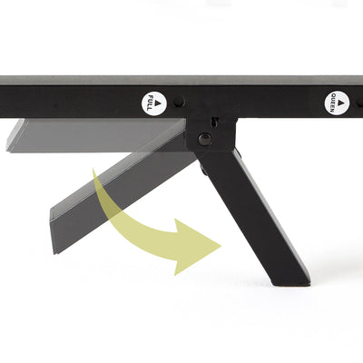 intelliBASE Low Profile Adjustable Twin/Full/Queen Metal Bed Frame (Damaged)