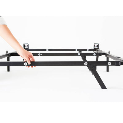 intelliBASE Low Profile Adjustable Twin/Full/Queen Metal Bed Frame (Damaged)