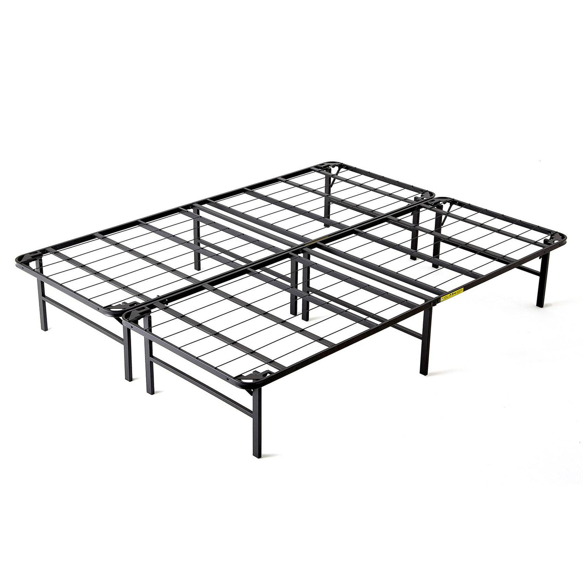 intelliBASE Lightweight Bi-Fold Platform Metal Bed Frame (Open Box)