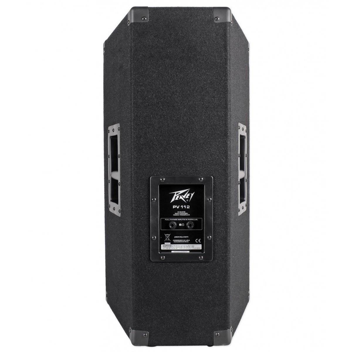 Peavey PV 112 12" 2-Way Pro DJ Live Sound Speaker + Speaker Stands & Cable Kit