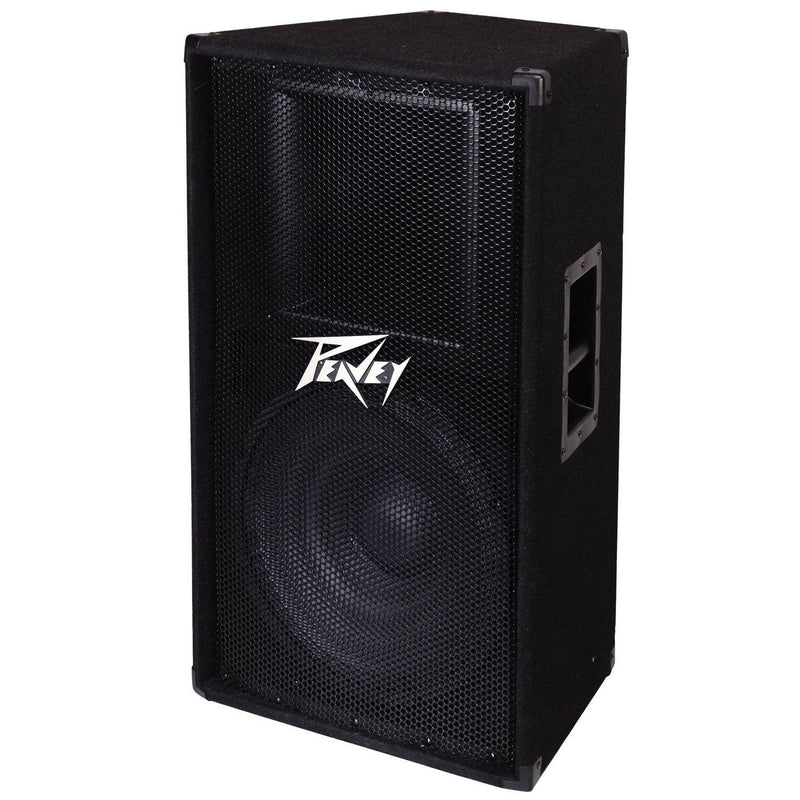 Peavey PV 115 15" 2-Way Live Sound Pro DJ Speaker (2) + Pyle 6&
