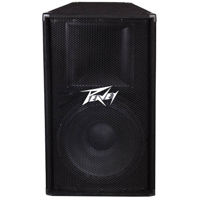 Peavey PV 115 15" 2-Way Live Sound Pro DJ Speaker (2) + Pyle 6' Tripod Stand (2)