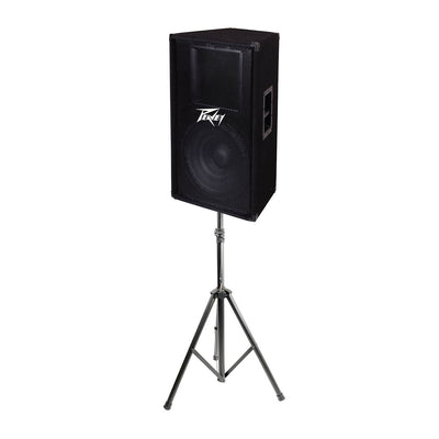 Peavey PV 115 15" 2-Way Pro DJ Live Sound Speaker + Pyle 6' Tripod Speaker Stand