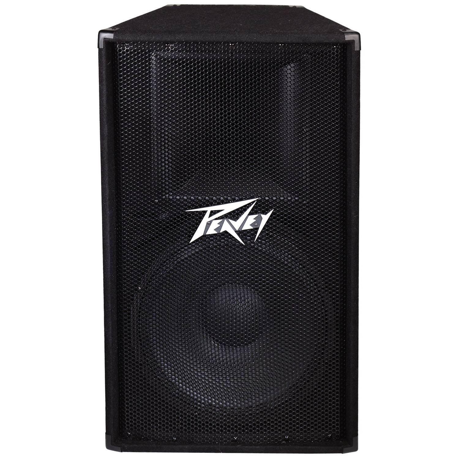 Peavey 15 Inch 2 Way 800W Speakers (Pair) + Pyle 58 Inch Speaker Poles (Pair)