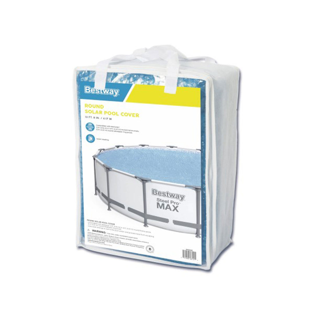 Bestway 14' Floating Above Ground Swimming Pool Solar Heat Cover (Open Box) - VMInnovations
