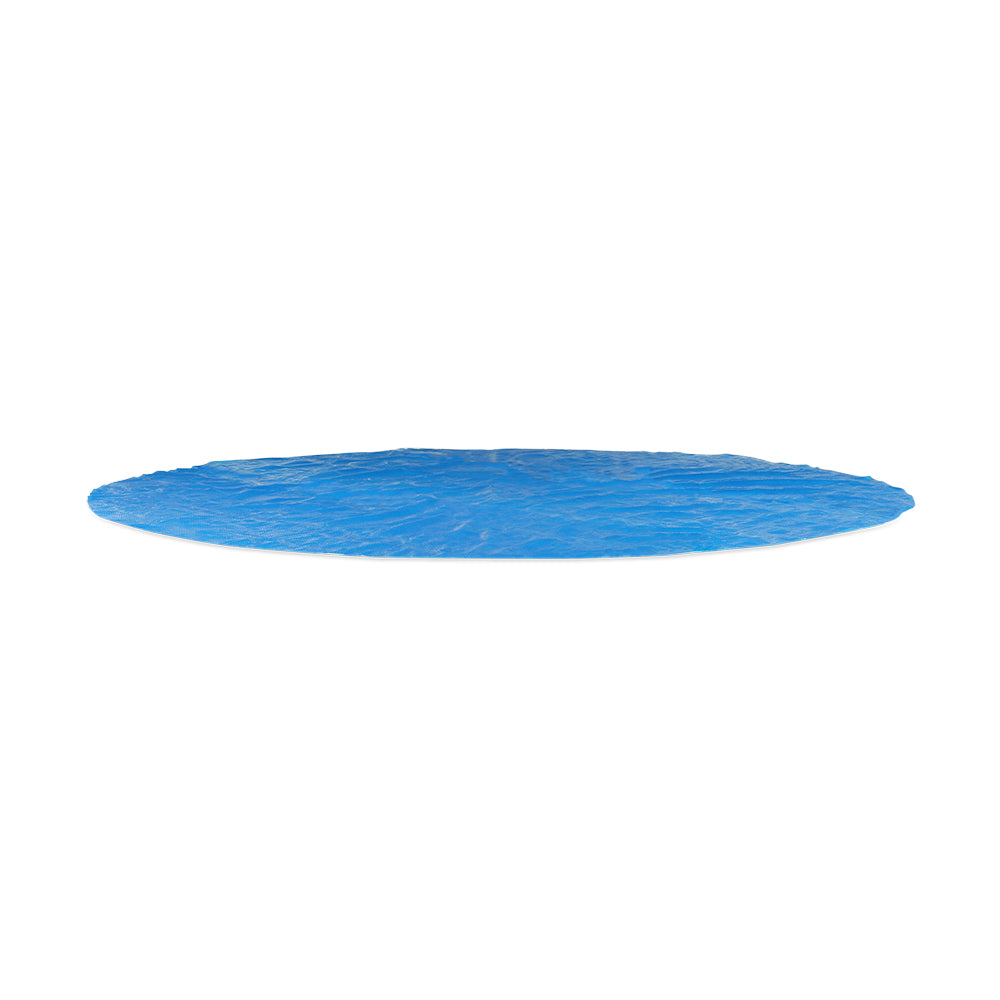 Bestway 14 Ft Round Above Ground Solar Pool Cover & FlowClear AquaScoop Skimmer - VMInnovations