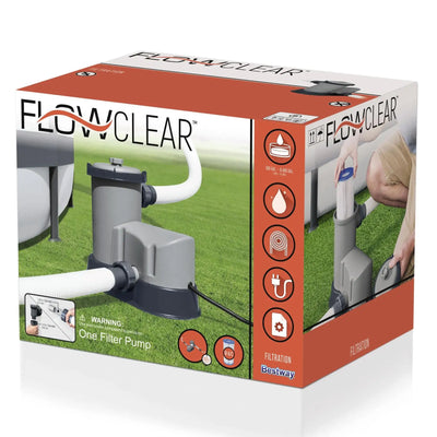 Bestway Flowclear 1500 GPH Filter Pump for Above Ground Swimming Pool (Used)