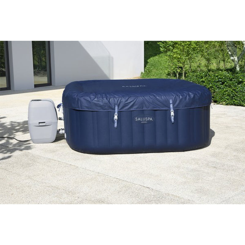 Bestway SaluSpa Hawaii AirJet Inflatable Hot Tub with 114 Soothing Jets, Blue