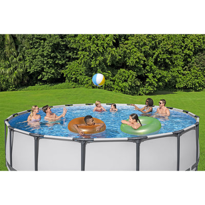 Bestway Steel Pro MAX 18'x48" Round Above Ground Swimming Pool with Pump & Cover