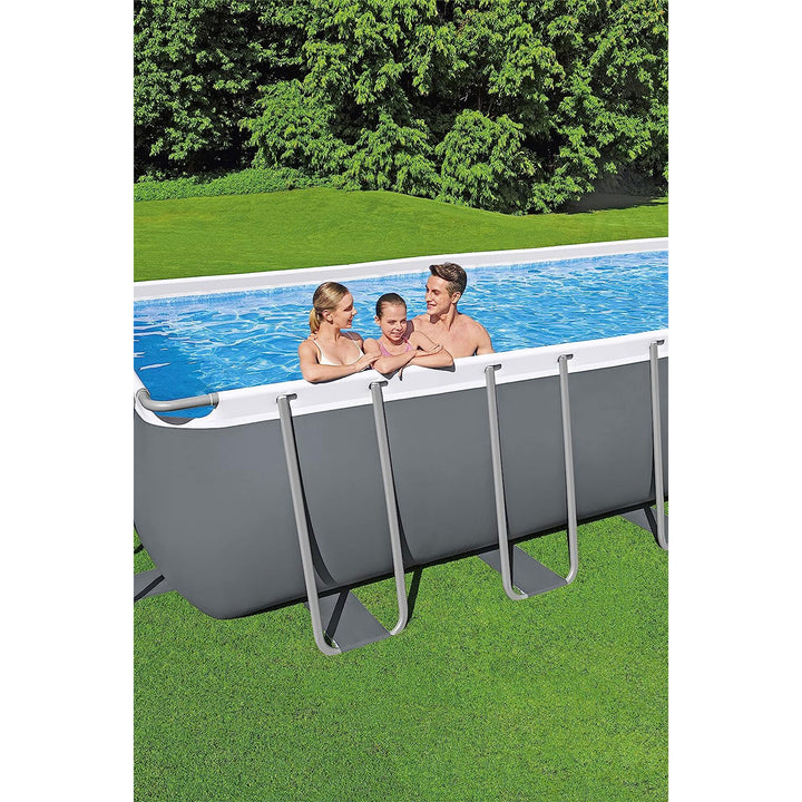 Bestway 31.3ft x 16ft x 52in Rectangular Frame Above Ground Pool Set (Used)