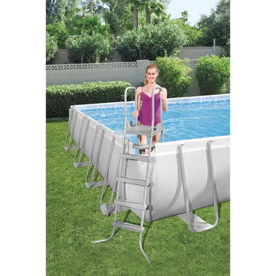 Bestway 56625E Power Steel 31ft x 16ft x 52in Rectangular Above Ground Pool Set - VMInnovations