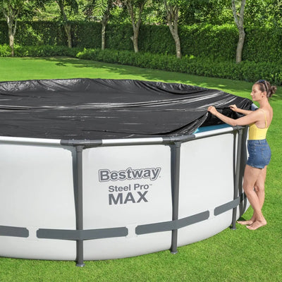 Bestway 18' Round PVC Above Ground Pool Debris Cover | Used