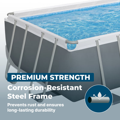 Bestway18ft x 9ft x 48in Above Ground Pool with Ladder & Filter Pump (For Parts) - VMInnovations