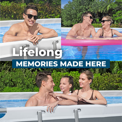 Bestway18ft x 9ft x 48in Above Ground Pool with Ladder & Filter Pump (For Parts) - VMInnovations