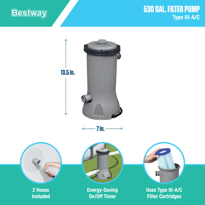 Bestway 15'x33" Inflatable Above Ground Pool w/ 330 GPH Filter Pump (Used) - VMInnovations