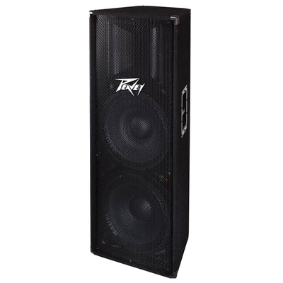 Peavey PV-115 15" 2 Way 800W DJ Pro Audio Speaker + PV-215 2 Way 1400W Speaker