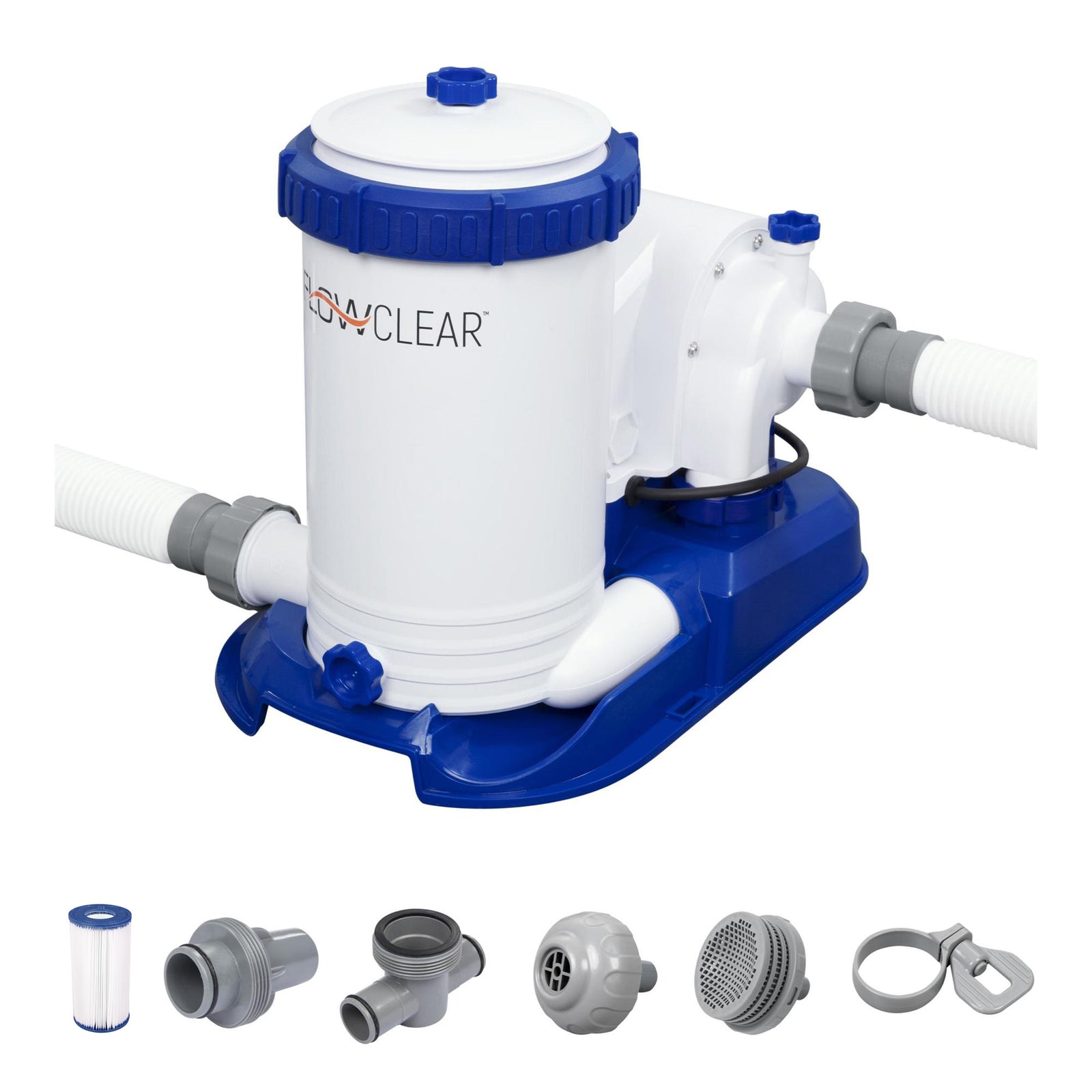Bestway Flow Clear 2500 GPH Above Ground Swimming Pool Filter Pump (Open Box) - VMInnovations