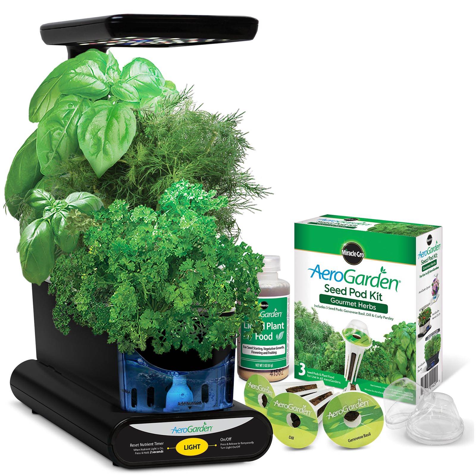 Miracle-Gro AeroGarden 3-Pod Indoor Sprout LED Plus AERO606 (Used)