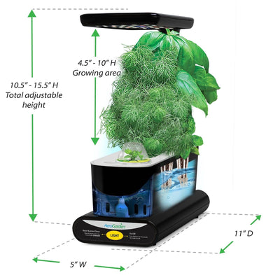 Miracle-Gro AeroGarden 3-Pod Indoor Sprout LED Plus AERO606 (Missing Seed Pods)