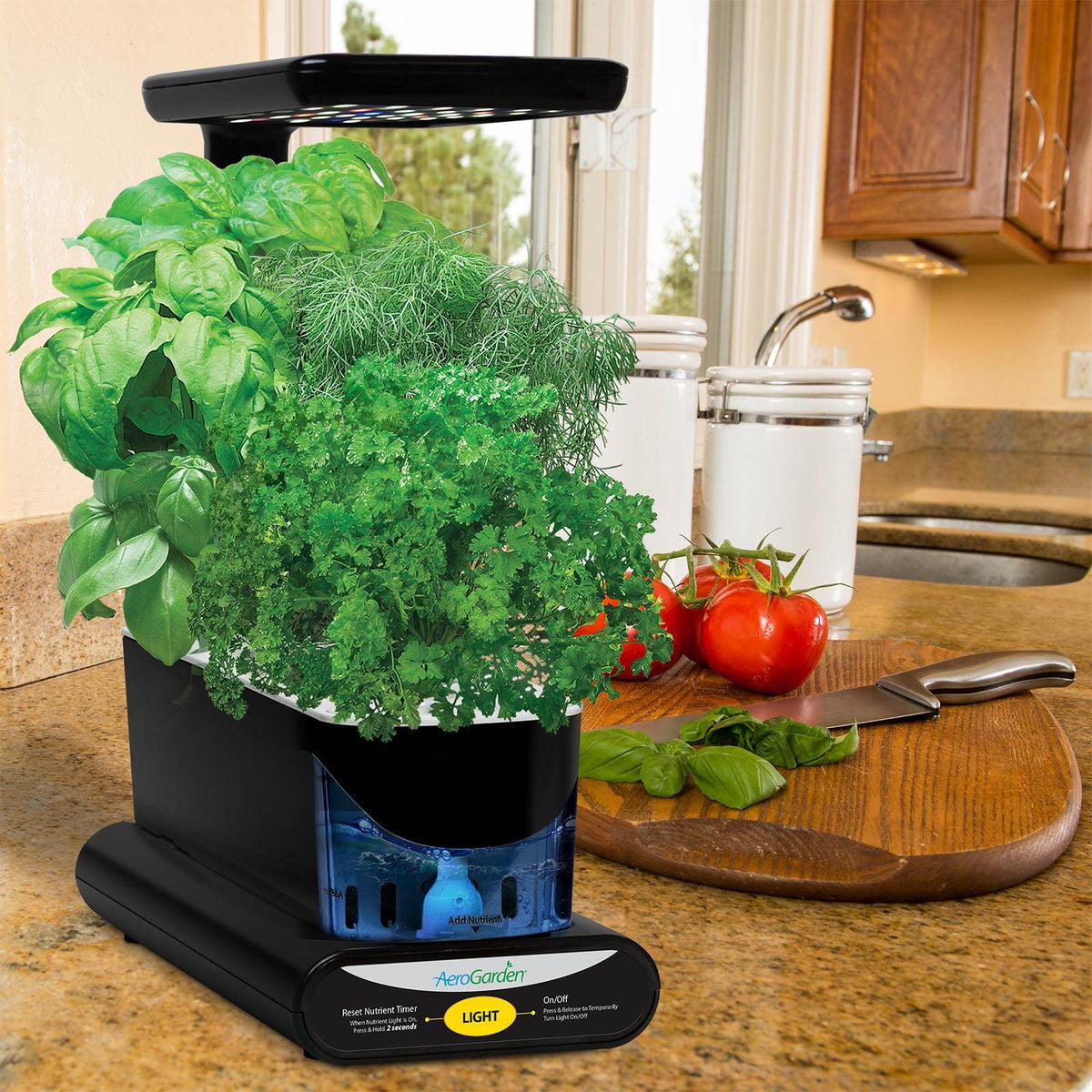 Miracle-Gro AeroGarden 3-Pod Indoor Sprout LED Plus AERO606 (Missing Seed Pods)