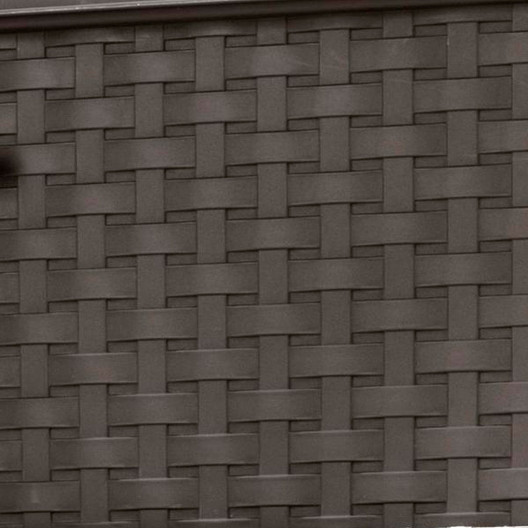 Sterilite 3 Drawer Decorative Plastic Weave Storage Tower, 8-Pack, Espresso